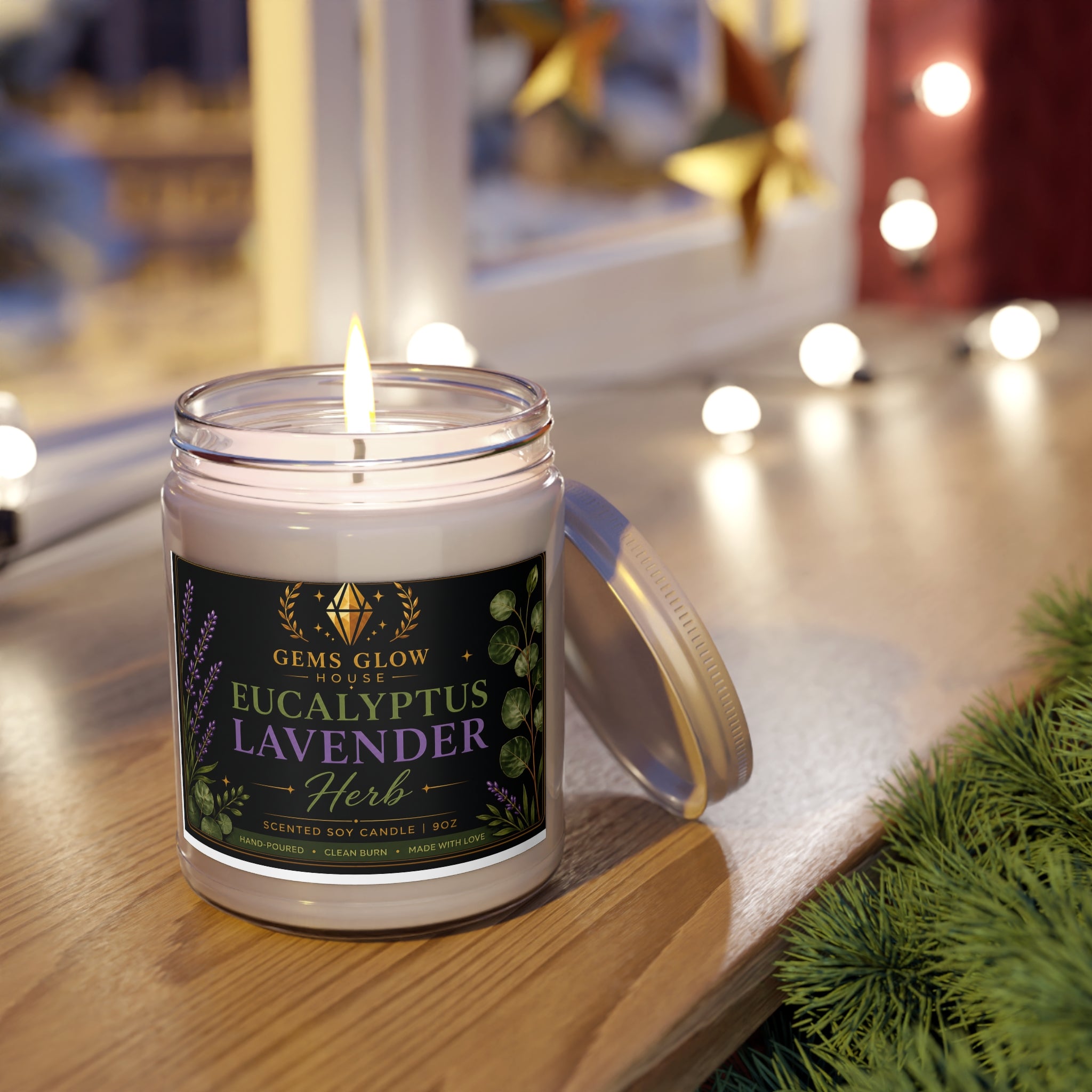 Eucalyptus Lavender & Herb Glow Candle