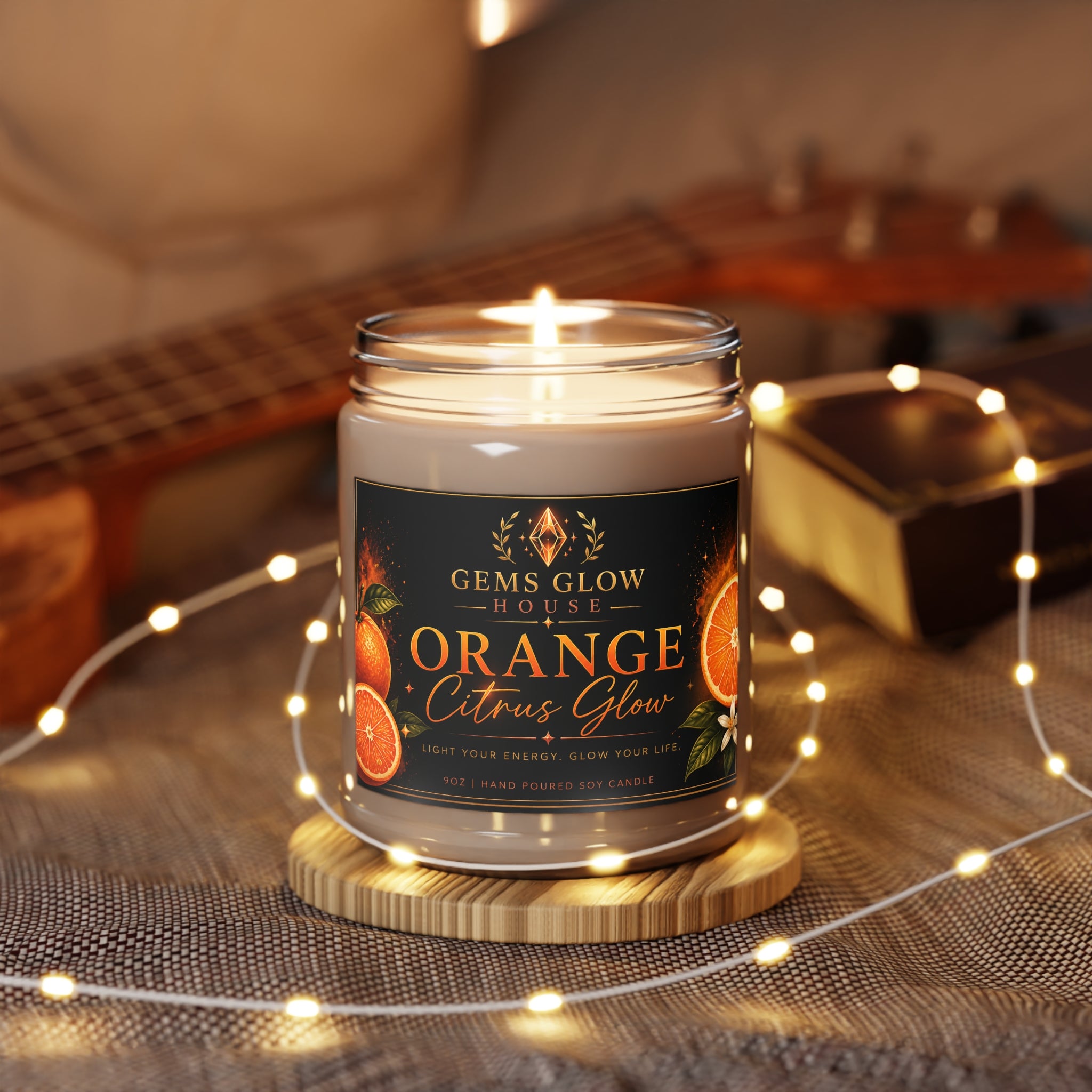 ORANGE CITRUS GLOW CANDLE