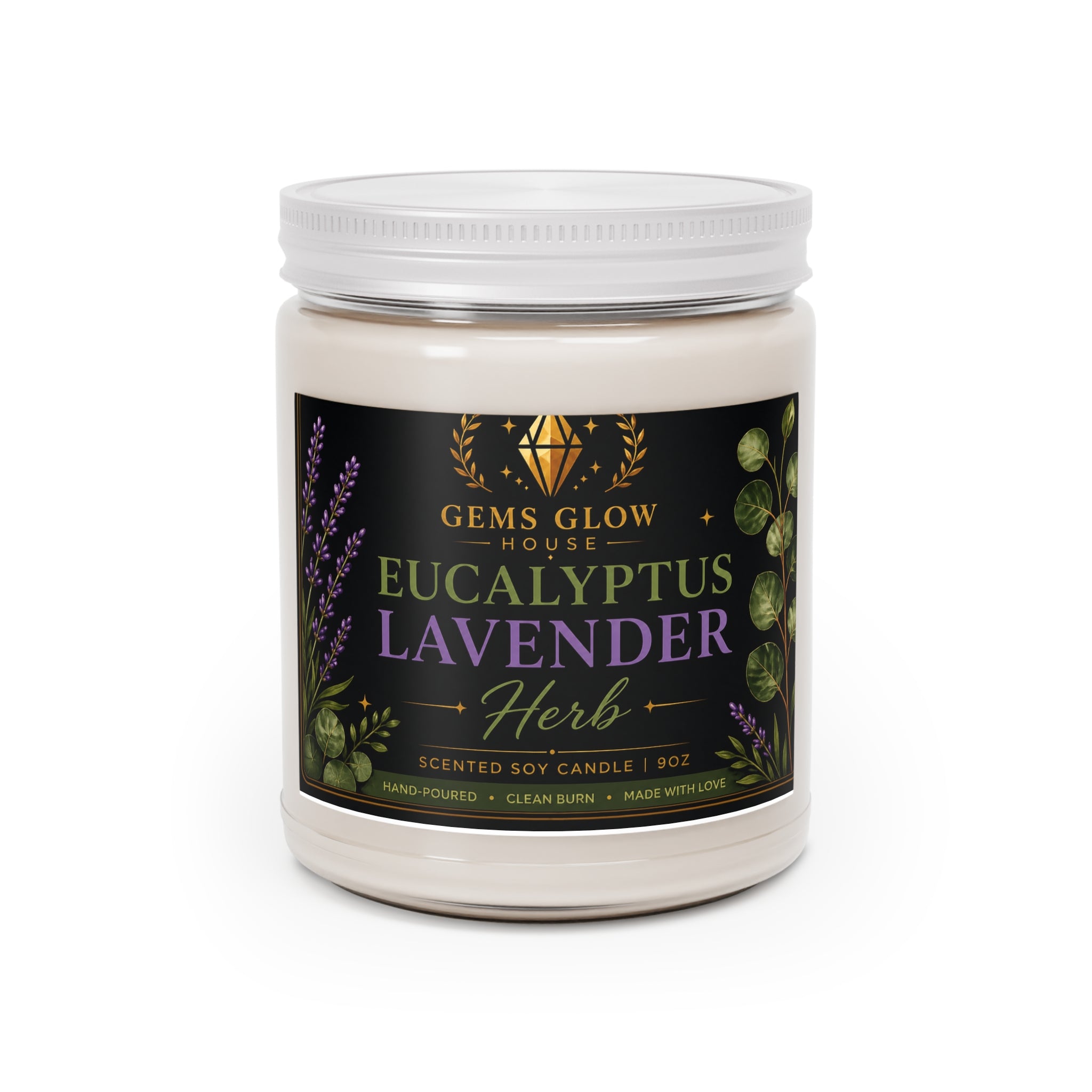 Eucalyptus Lavender & Herb Glow Candle