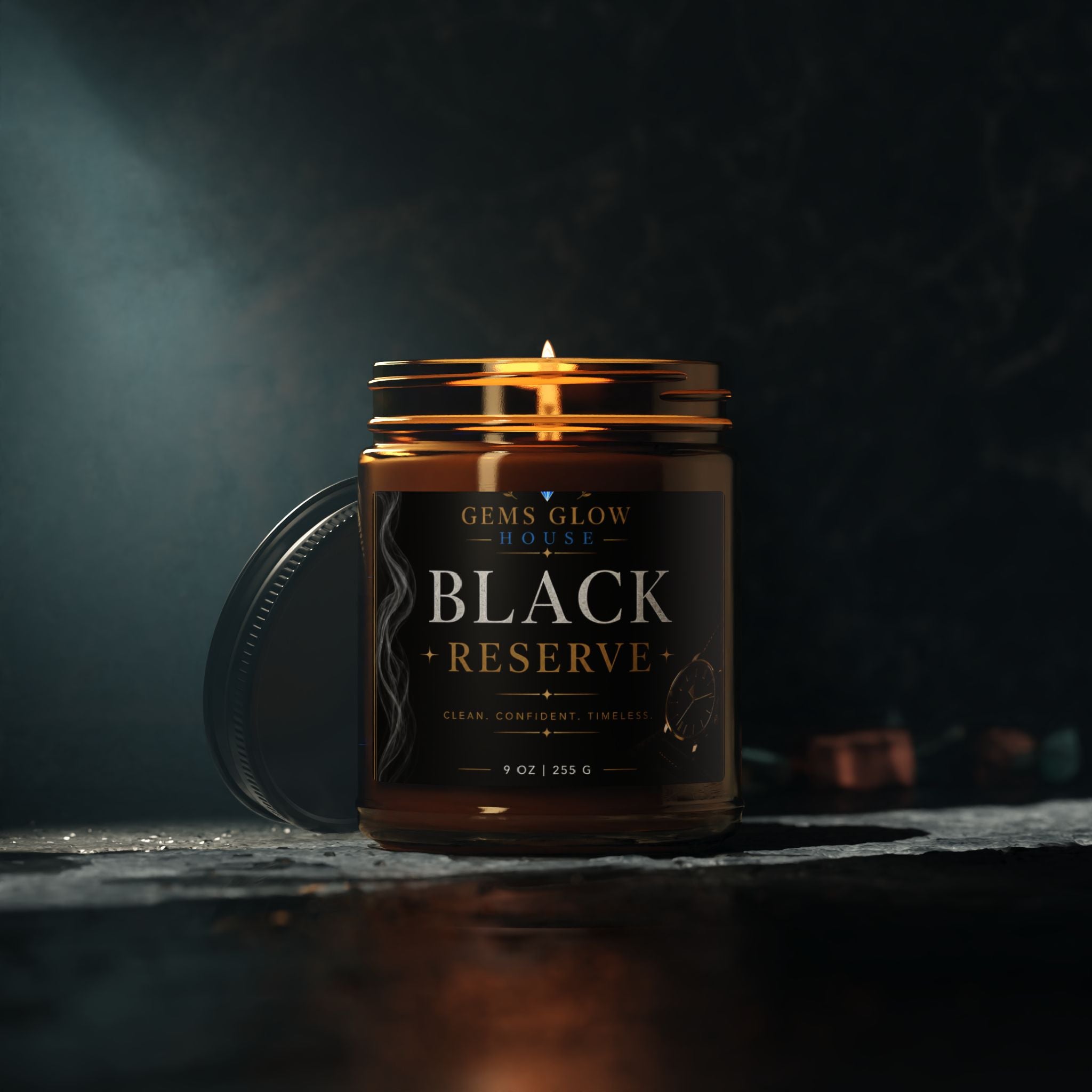 BLACK RESERVE CANDLE (For Him)