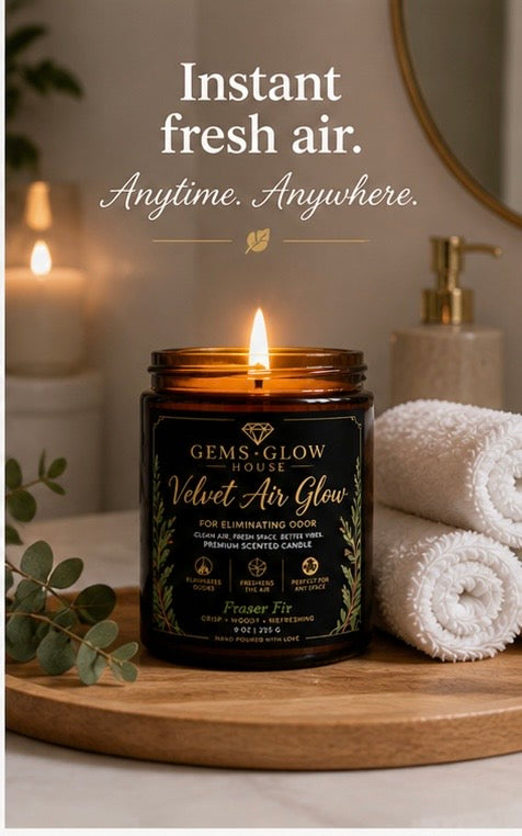 Velvet Air Glow | Odor Eliminating Luxury Candle