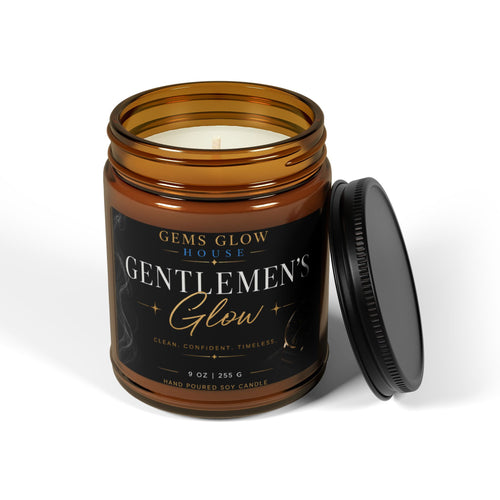 Gentlemen’s Glow Candle (Amber Jar)