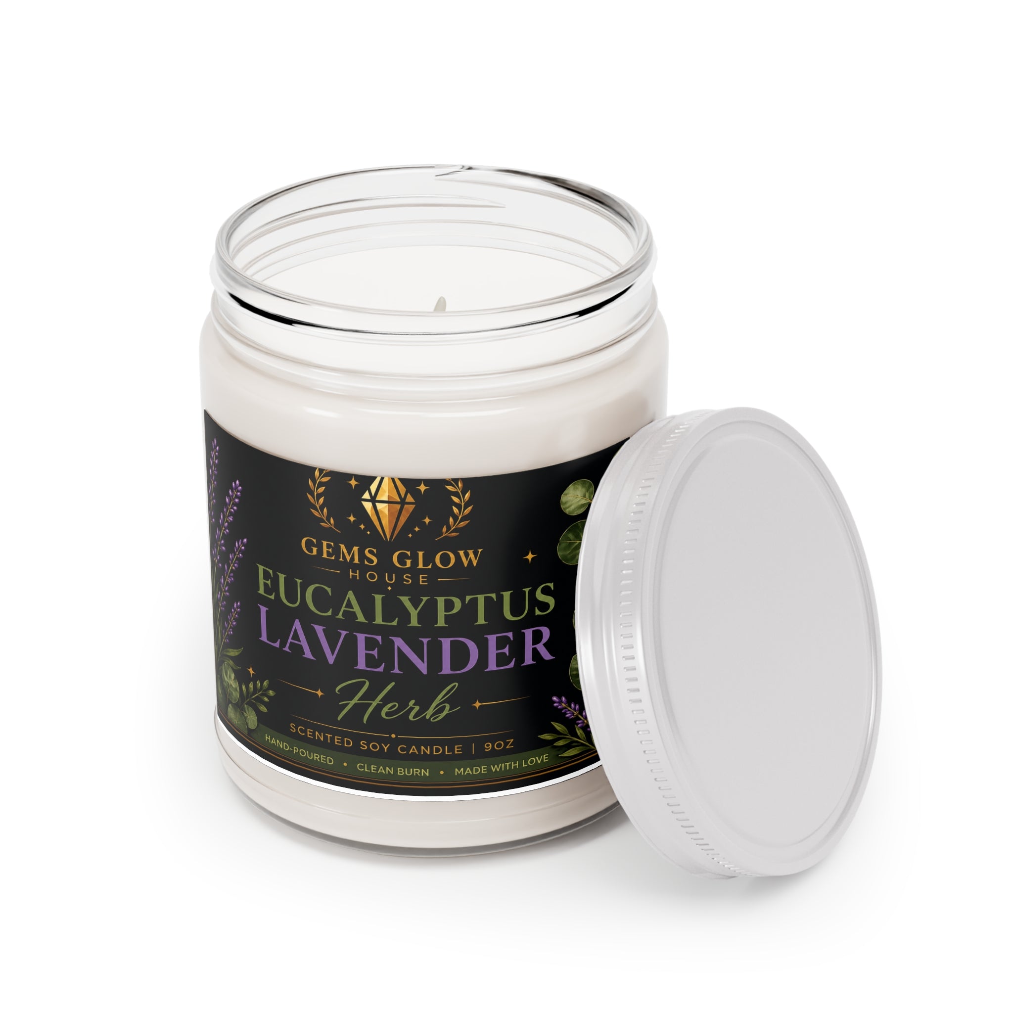 Eucalyptus Lavender & Herb Glow Candle