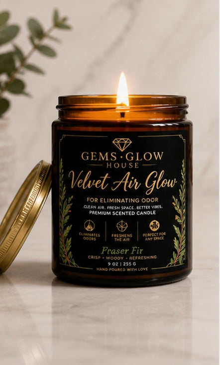 Velvet Air Glow | Odor Eliminating Luxury Candle
